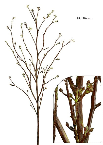 Willow Branch-Knospen. 110cm. Braun