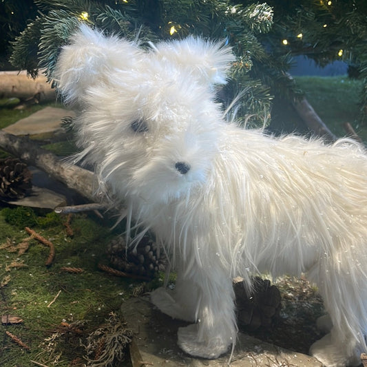 Polar fox decorative figure